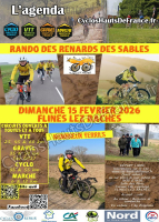 RANDO des RENARDS des SABLES de FLINES Lez RACHES (16 eme édition)